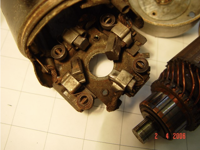 Reparatur eines Ducati-Pantah Anlassers 5